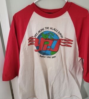 Vintage WWE Y2J 3/4 Sleeve Shirt